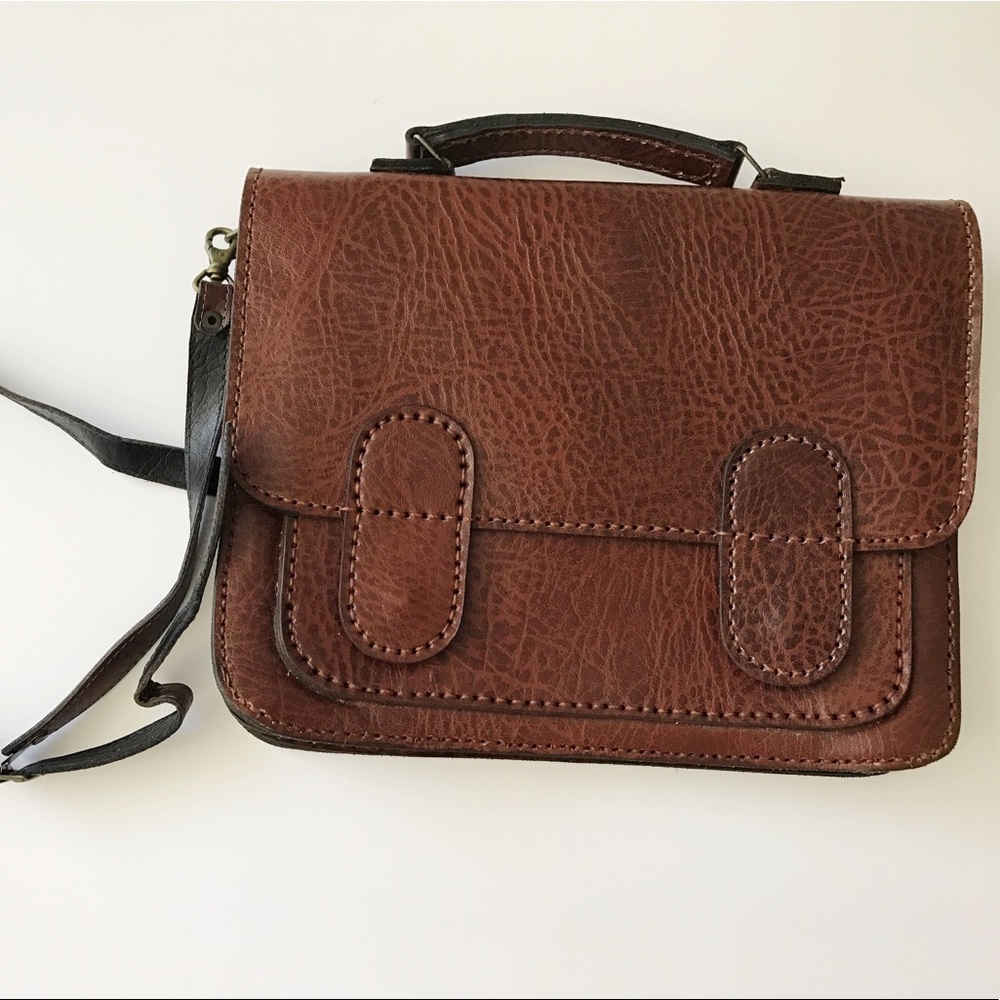 Brown Leather Satchel